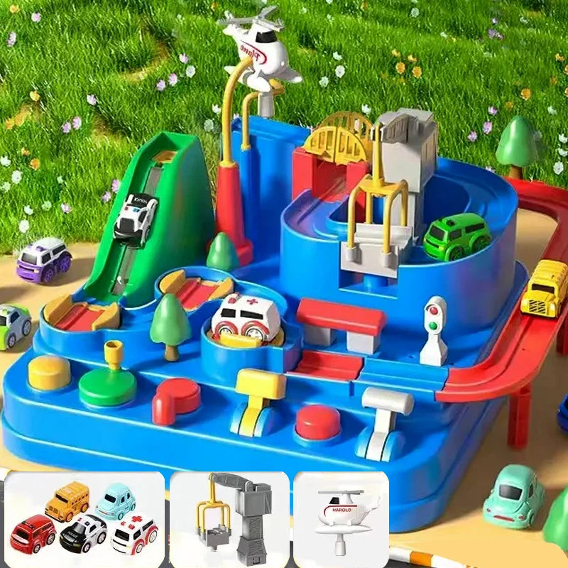 jogo de aventura para crianças, trem interativo mecânico para cérebro