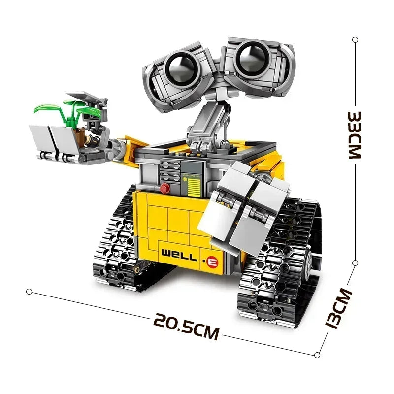Blocos de construção 2024 novos 687 peças elétricas de alta tecnologia aplicativo RC robô motor
