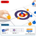 Jogo de curling de mesa dobrável Mini brinquedos interativos