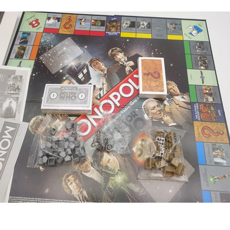Brinquedos da série Doctor Who da Monopoly