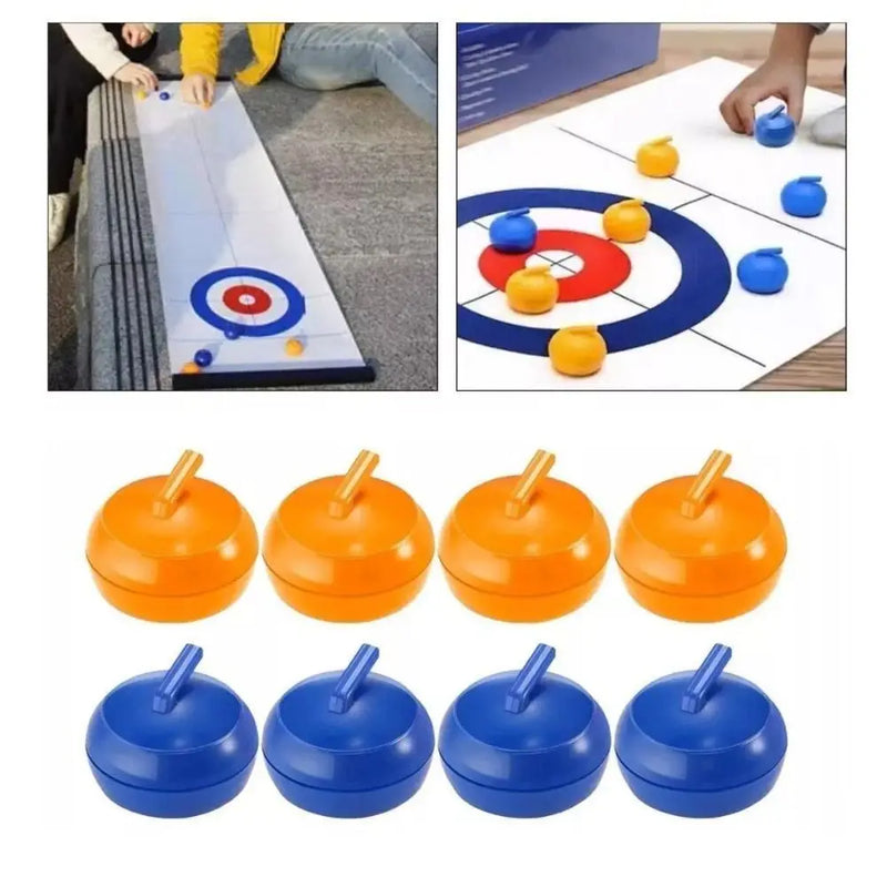 Jogo de curling de mesa dobrável Mini brinquedos interativos