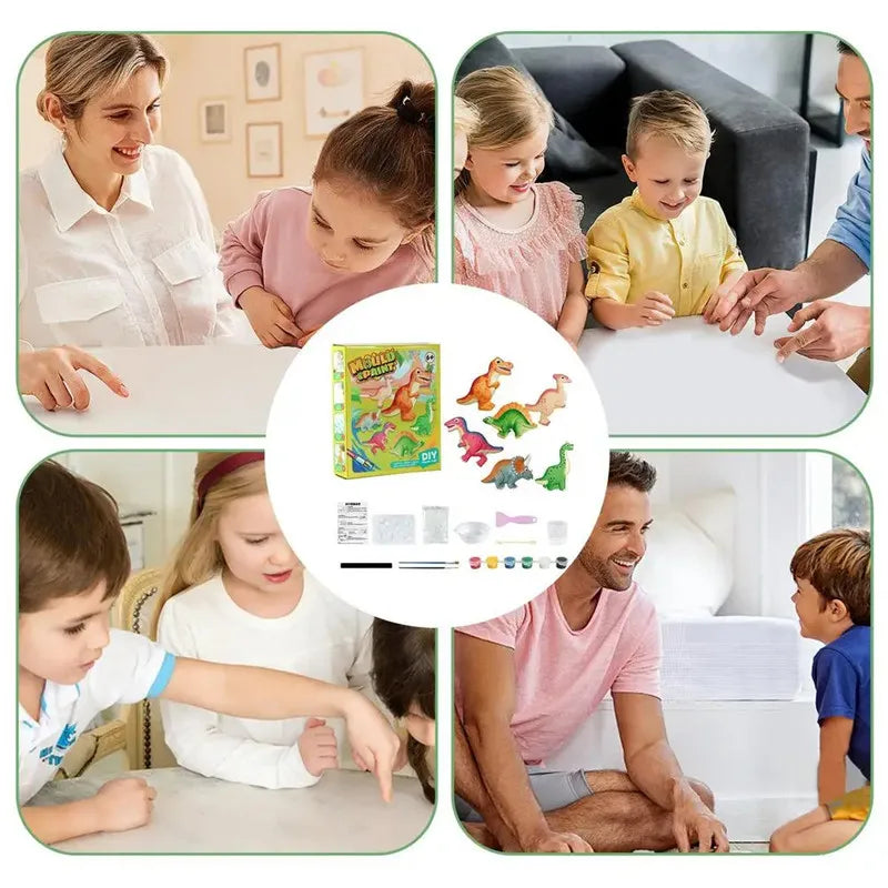 Kit de pintura de gesso para crianças