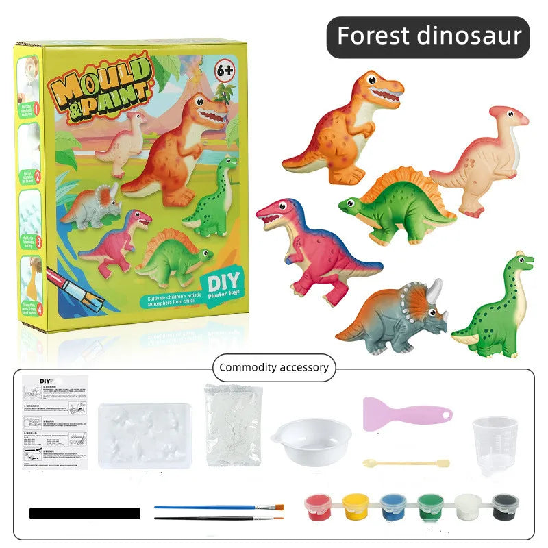 Kit de pintura de gesso para crianças
