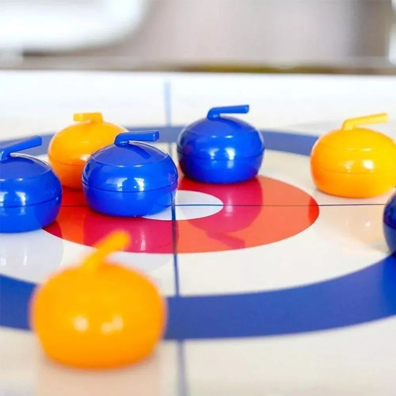 Jogo de curling de mesa dobrável Mini brinquedos interativos