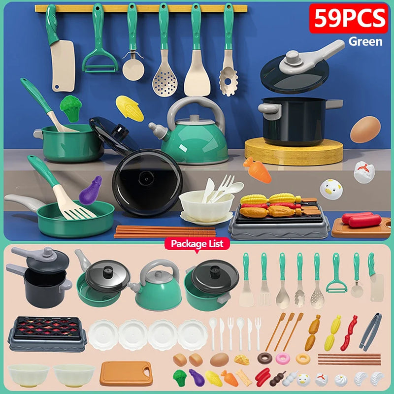 Conjunto de brinquedos de cozinha