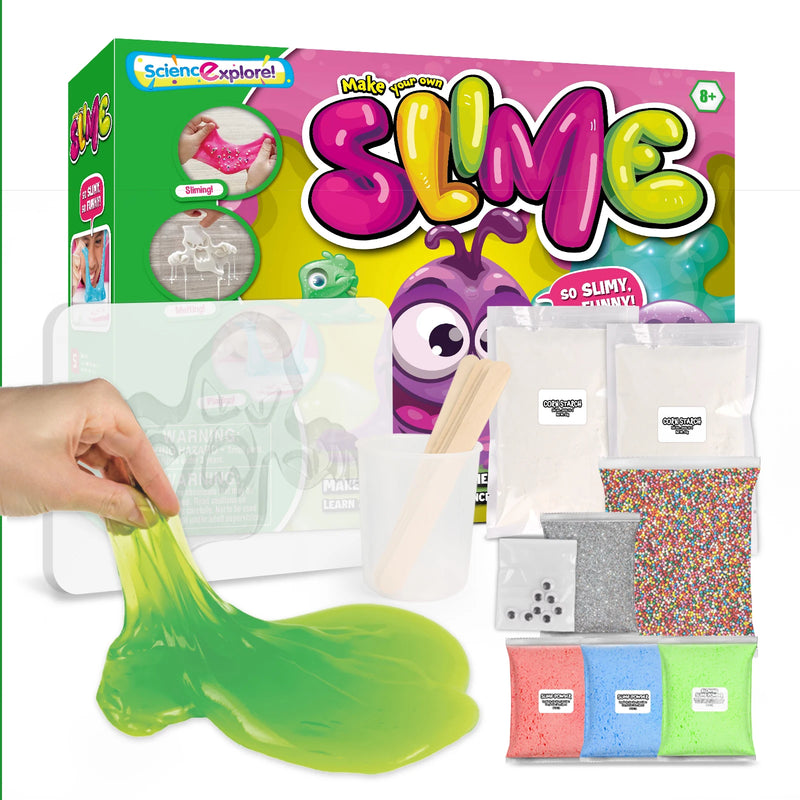 Novos kits para fazer slime, kits de experimentos científicos