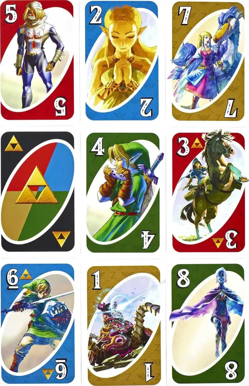 Jogo de cartas UNO The Legend of Zelda da Mattel