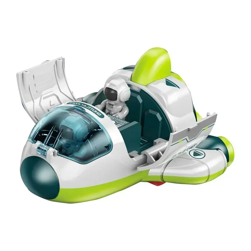Carro de brinquedo espacial quebra-cabeça infantil