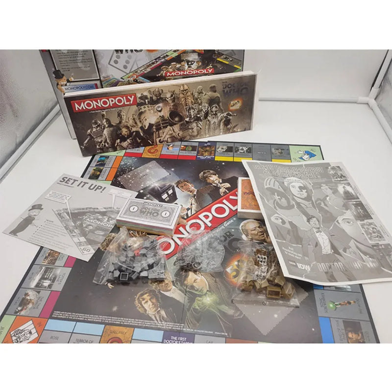 Brinquedos da série Doctor Who da Monopoly